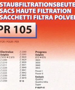 Meilleure vente ✨ Fust PR 105 E 13 Z810-870 - Sac à Poussière ???? 5 Meilleure vente ✨ Fust PR 105 E 13 Z810-870 - Sac à Poussière ???? -Dyson Sales unnamed file 1167