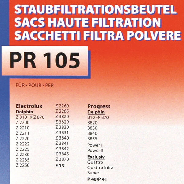 Meilleure vente ✨ Fust PR 105 E 13 Z810-870 - Sac à Poussière ???? 4 Meilleure vente ✨ Fust PR 105 E 13 Z810-870 - Sac à Poussière ???? – Image 2