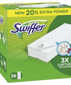 Remise ???? Swiffer Lingette Sécher 36 Pièces - Couvercle D'essuie-glace ⌛
