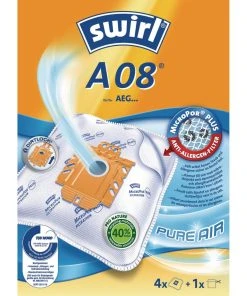 Budget ✔️ Swirl Sac Filtrant Pour Aspirateur A 08 4 Pièce/s - Sac à Poussière ✨