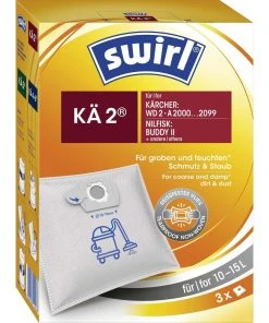Meilleure affaire ???? Swirl Sac Filtrant Pour Aspirateur KÄ 2, 3 Pièce/s - Sac à Poussière ????