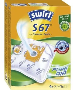 Grosses soldes ???? Swirl Sac Filtrant Pour Aspirateur S 67 4 Pièce/s - Sac à Poussière ????