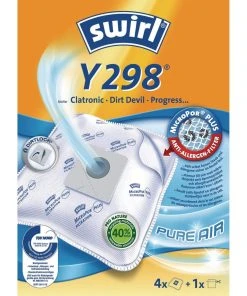 Tout neuf ???? Swirl Sac Filtrant Pour Aspirateur Y 298 4 Pièce/s - Sac à Poussière ⭐