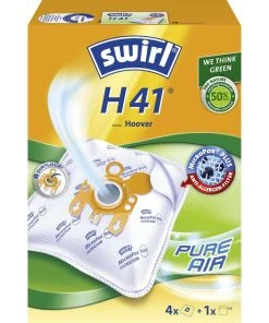 Meilleur prix ???? Swirl Sac Filtrant Pour Aspirateur H 41 4 Pièce/s - Sac à Poussière ????