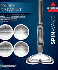 Offres ⭐ Bissell Garniture De Balai Spin Wave Scrubby 4 Pièce/s - Couvercle D'essuie-glace ????