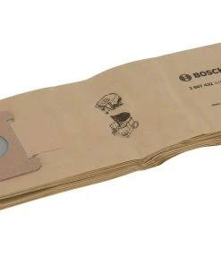 Promo ???? Bosch Professional Sac Filtrant Pour Aspirateur Pour GAS 35, 5 Pièces - Sac à Poussière ????