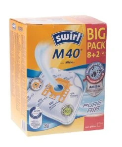Meilleure vente ???? Swirl Sac Filtrant Pour Aspirateur M40 Big Pack 10 Pièce/s - Sac à Poussière ????