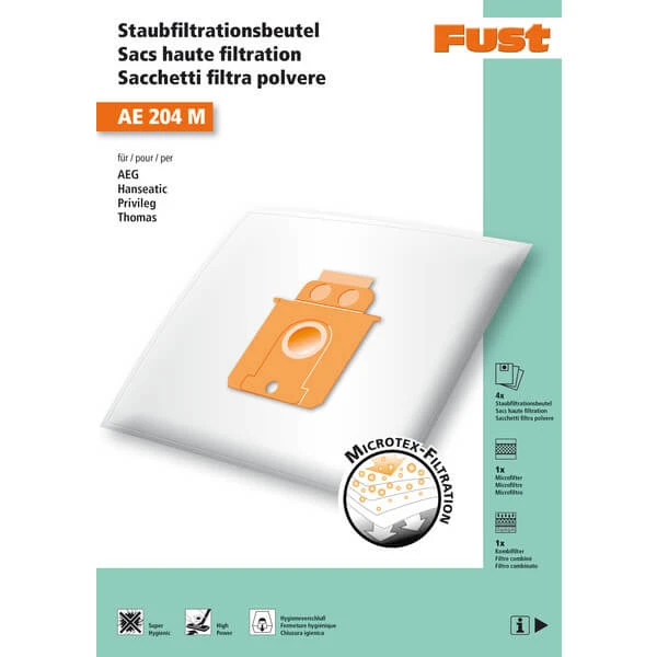 Offres ❤️ Fust AE 204 M - Sac à Poussière ✔️ 3 Offres ❤️ Fust AE 204 M - Sac à Poussière ✔️